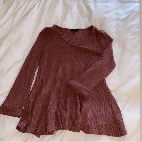 Mauve waffle sweater - Picture 1 of 1